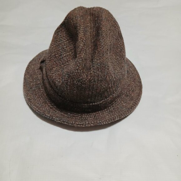 Vintage 1960's Pendleton 100% Virgin Wool Fedora Bucket Hat Cap Made in USA Med - Picture 2 of 9